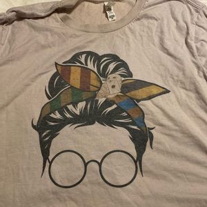 Harry Potter mom bun t-shirt